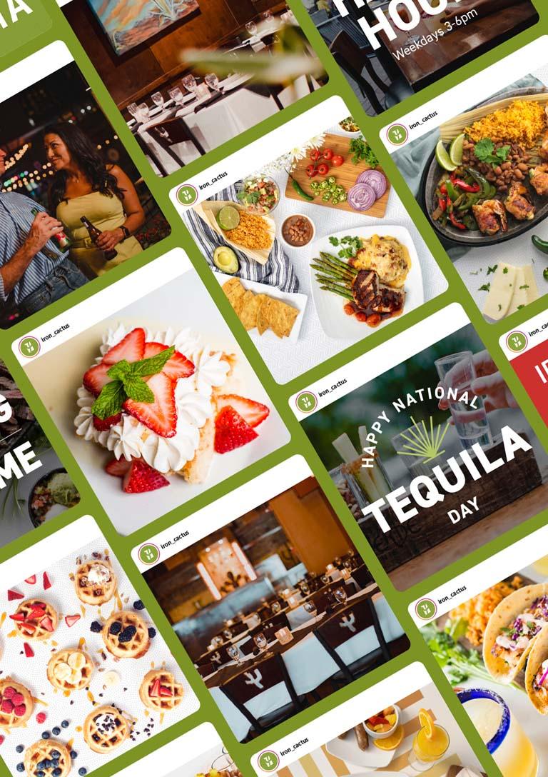 Showcase of the Iron Cactus social media