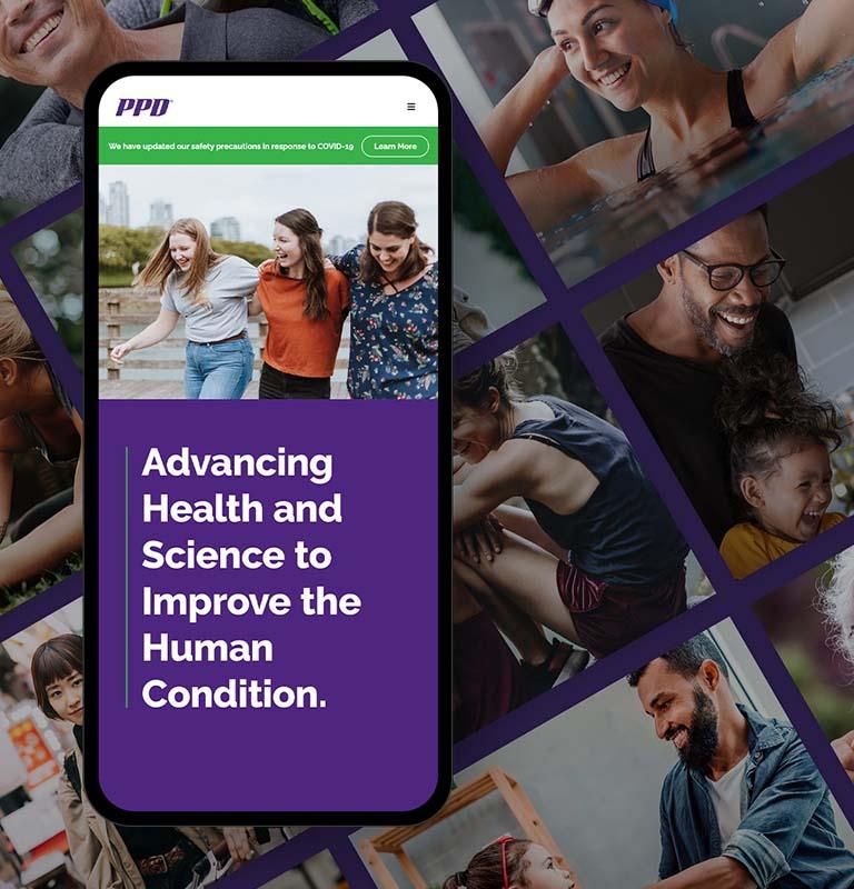 Showcase of the PDD mobile website