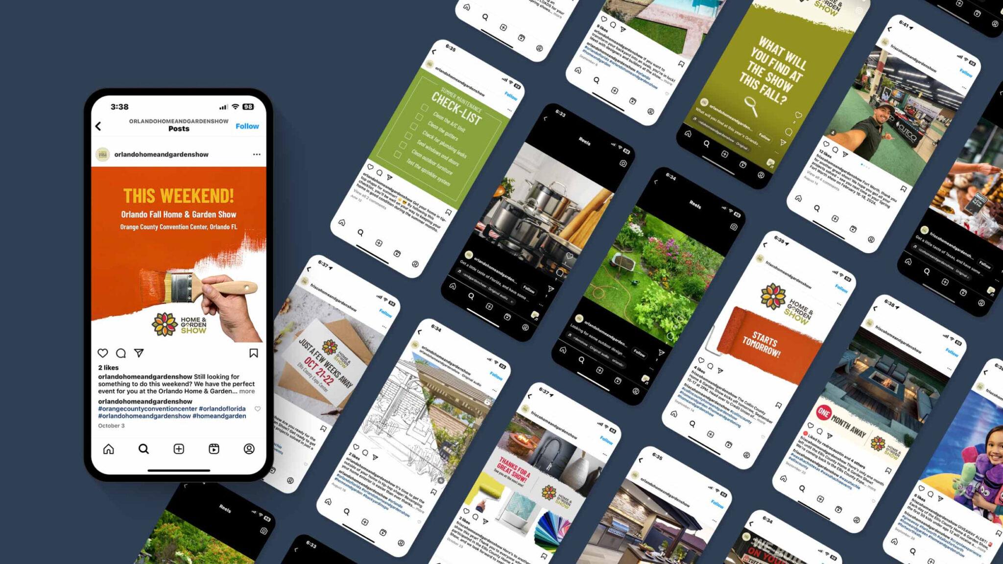 Showcase of a social media ad campaign